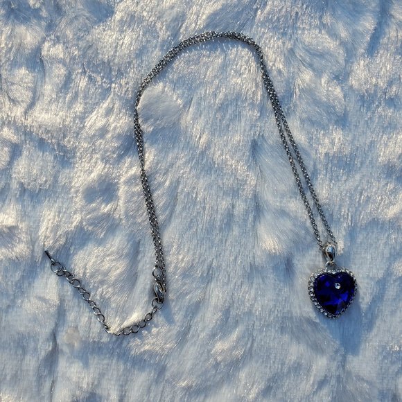 Jewelry - Sapphire Heart of the Ocean Birthstone Necklace